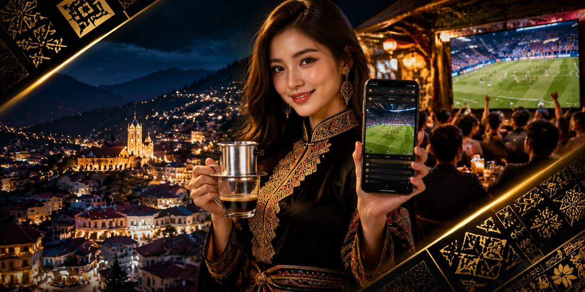 Người hâm mộ bóng đá tại Sapa theo dõi kết quả cược thể thao buổi sáng